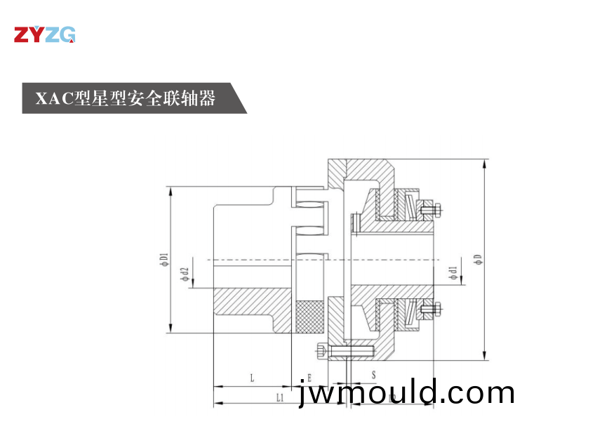 XAC型星型安全聯軸器